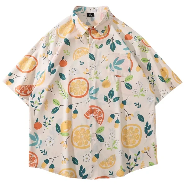 Men's Hawaiian Cartoon Print Shirt - Image 23