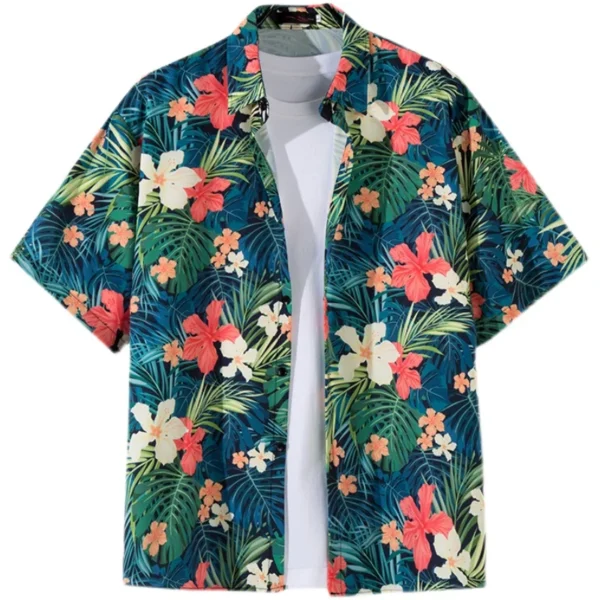 Men's Hawaiian Cartoon Print Shirt