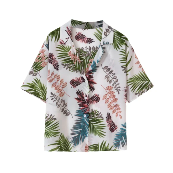 Men's Hawaiian Cartoon Print Shirt - Image 4