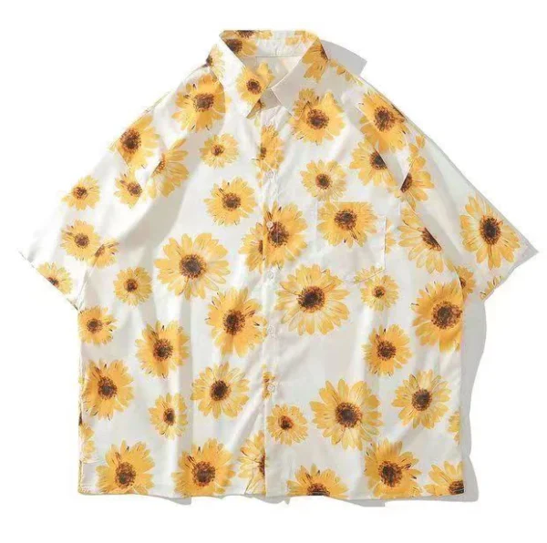 Men's Hawaiian Cartoon Print Shirt - Image 9