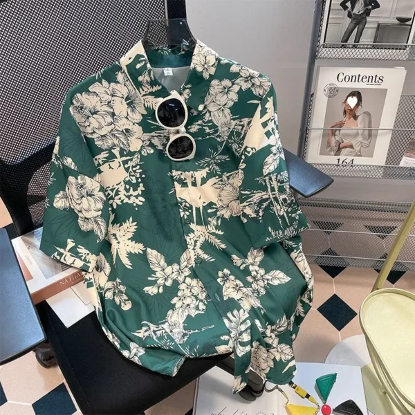 Men's Hawaiian Cartoon Print Shirt - Image 13