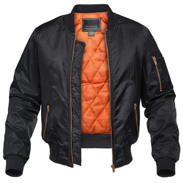 NobleStyle™ Men's Classic Aviator Bomber Jacket – Warm & Windproof Winter Edition